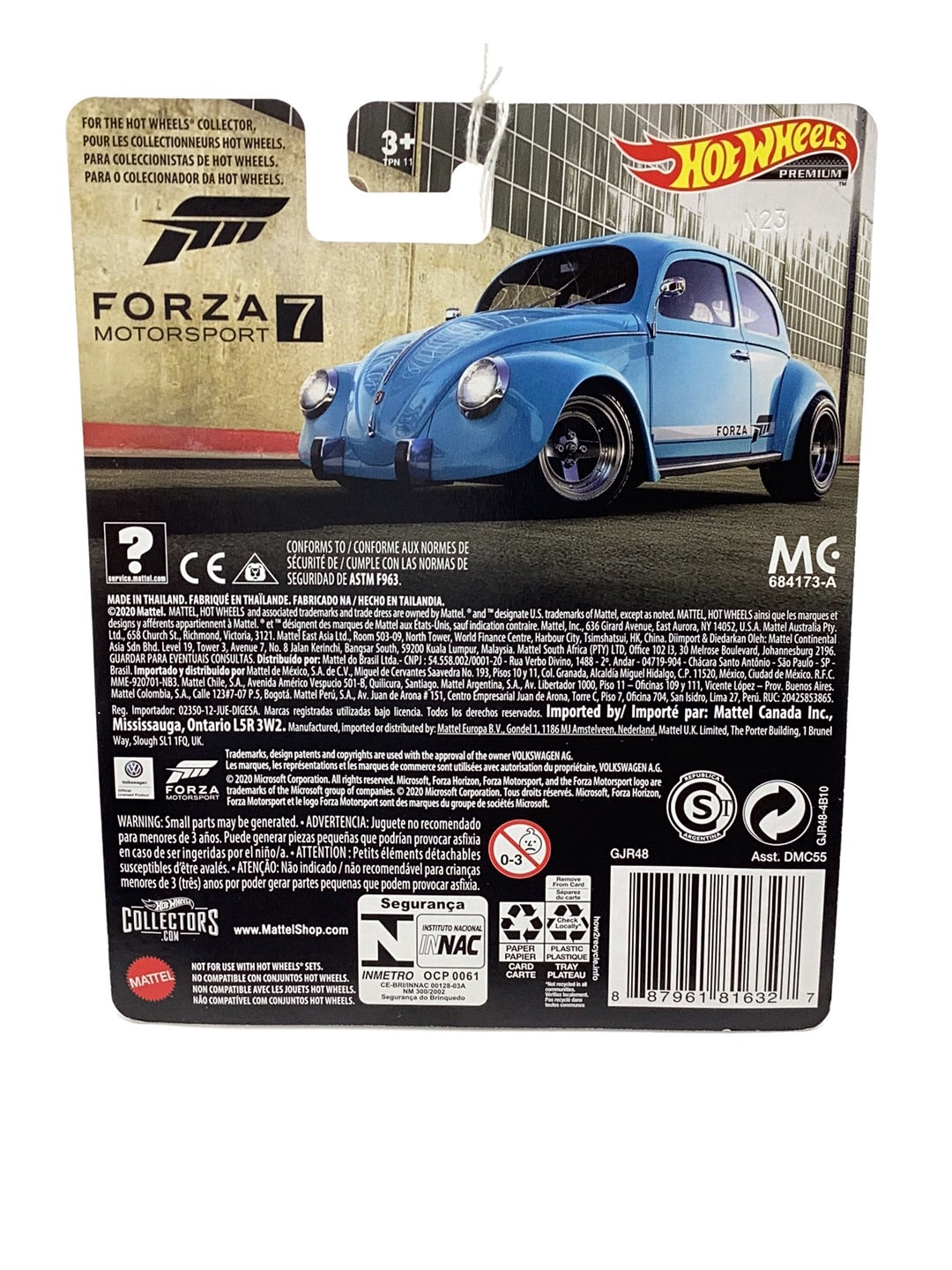 Hot Wheels Forza Motorsport 7 Volkswagen Classic Bug 252C