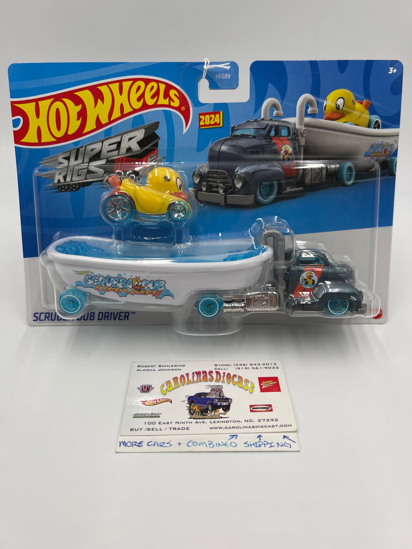 2024 Hot Wheels Super Rigs Scrubba Dub Driver & Duck N Roll SR