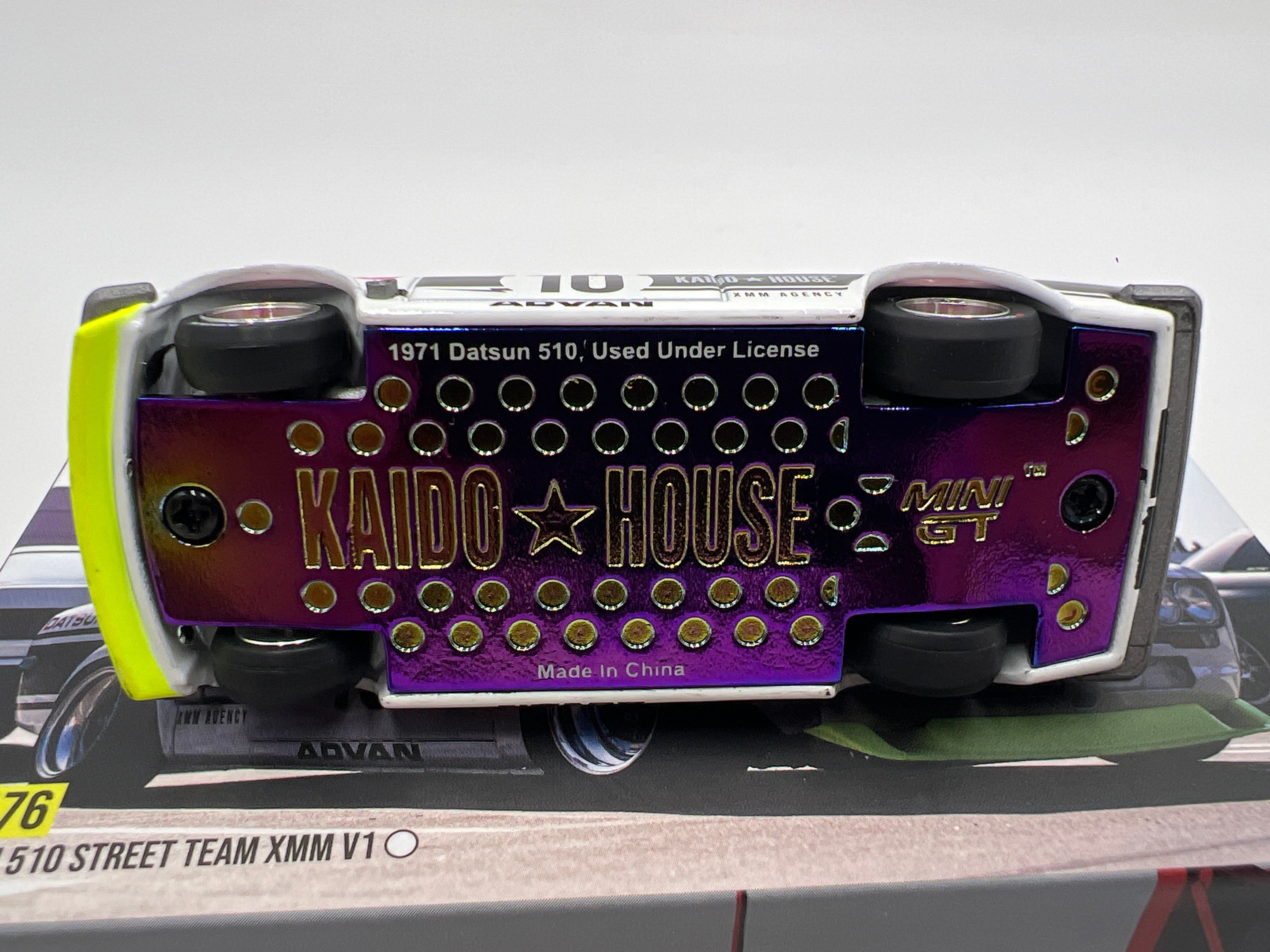 Mini GT Kaido House #176 Datsun 510 Street Team XMM V1