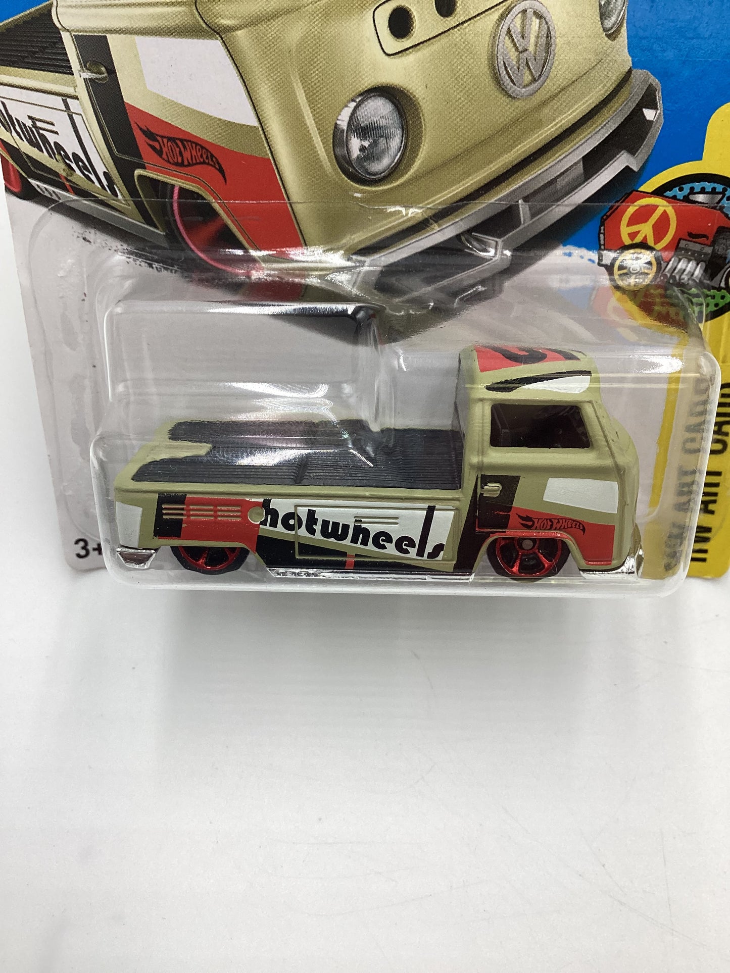 2017 Hot Wheels #201 Volkswagen T2 Pickup Tan 96D