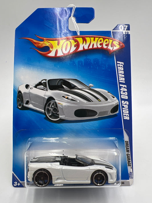 2009 Hot Wheels Dream Garage #153 Ferrari F430 Spider White