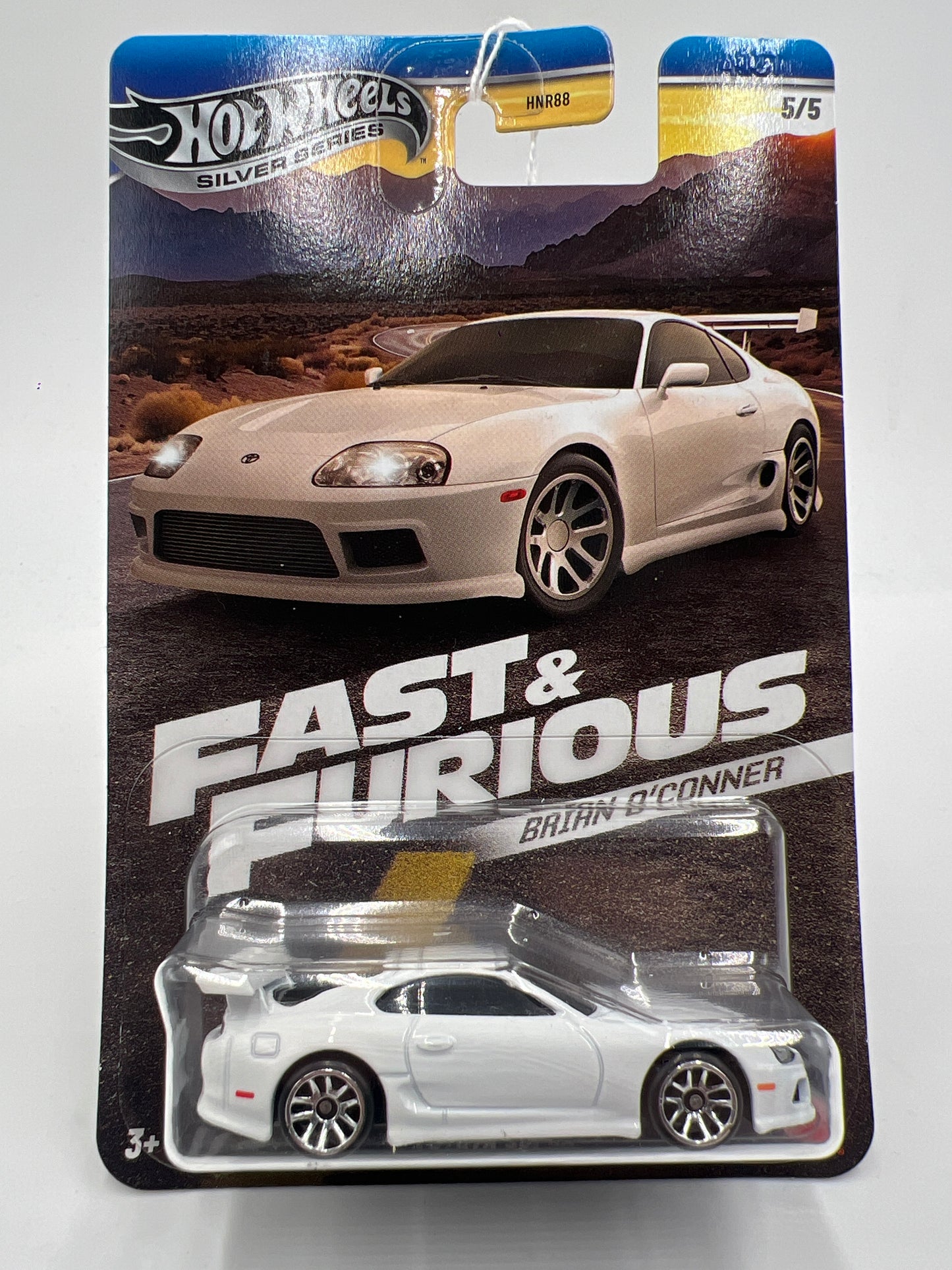Hot Wheels Silver Series Fast & Furious Brian O’Conner #5 Toyota Supra White 69A
