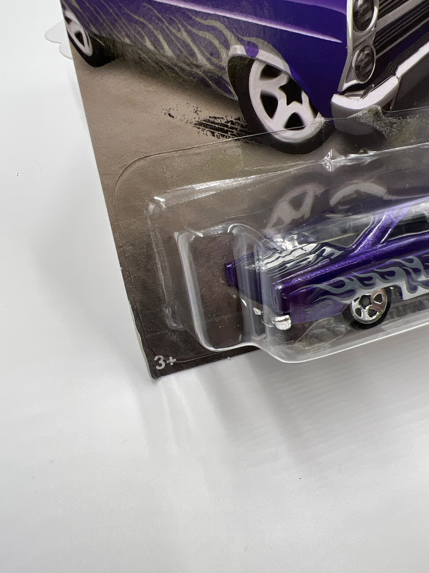 2016 Hot Wheels Flames #95 66 Ford 427 Fairlane Purple Target Spring Card