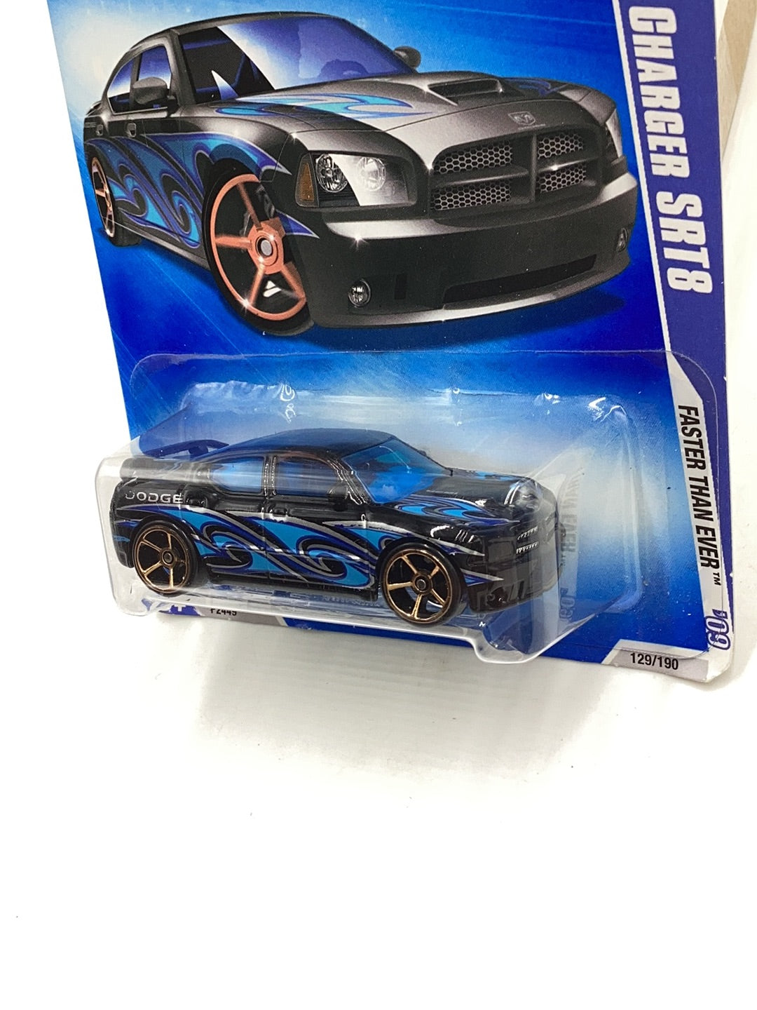 2009 Hot Wheels Faster Than Ever #129 Dodge Charger SRT8 40A