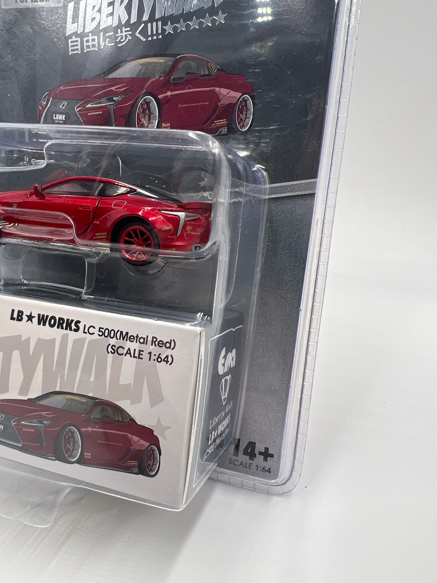 Era Car USA Limited 1/1200 CHASE LB Works Lexus LC500 Metal Red Libertywalk
