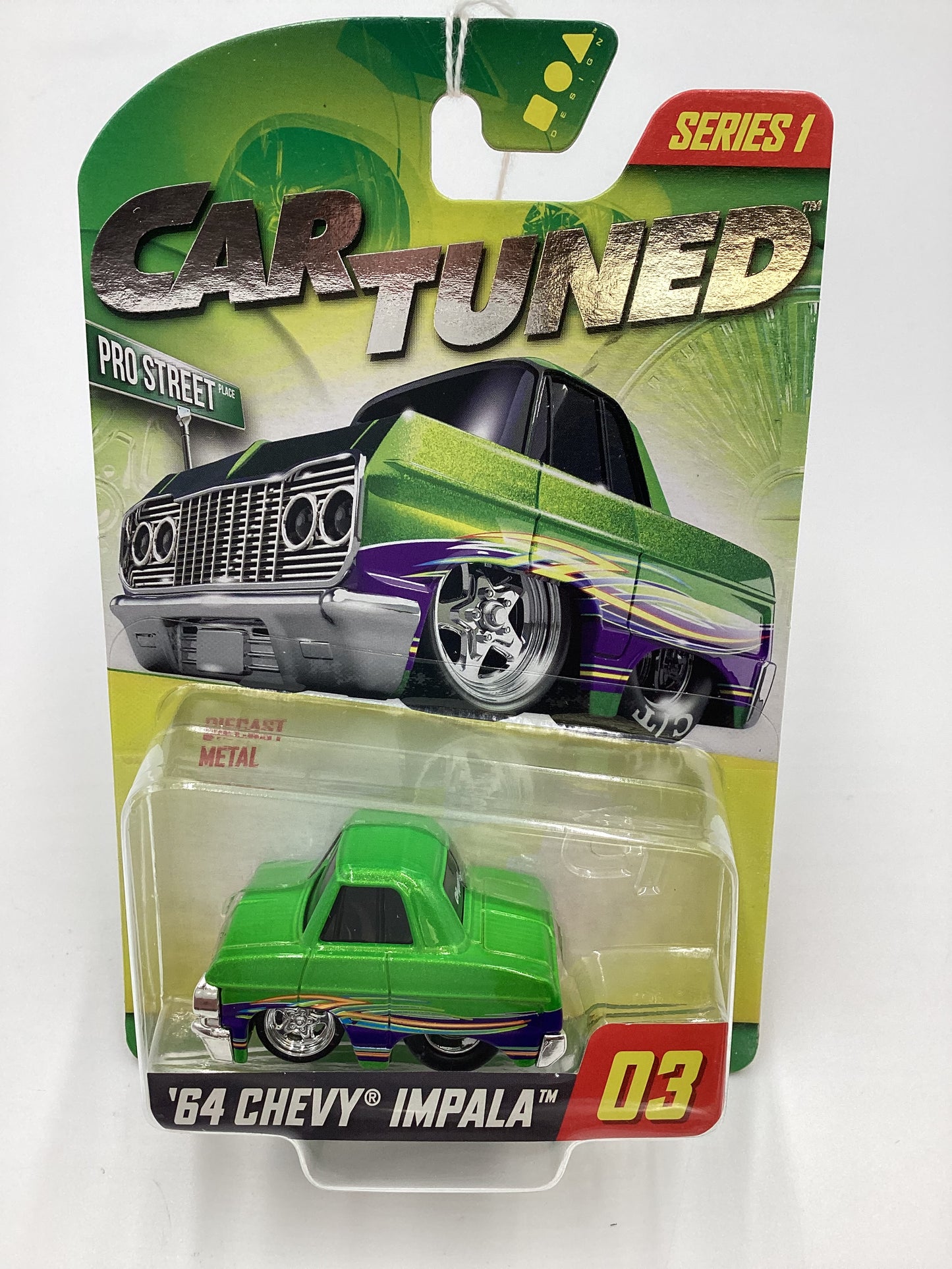 2024 Car Tuned Series 1 #03 64 Chevy Impala Green Walgreens Exclusive SR