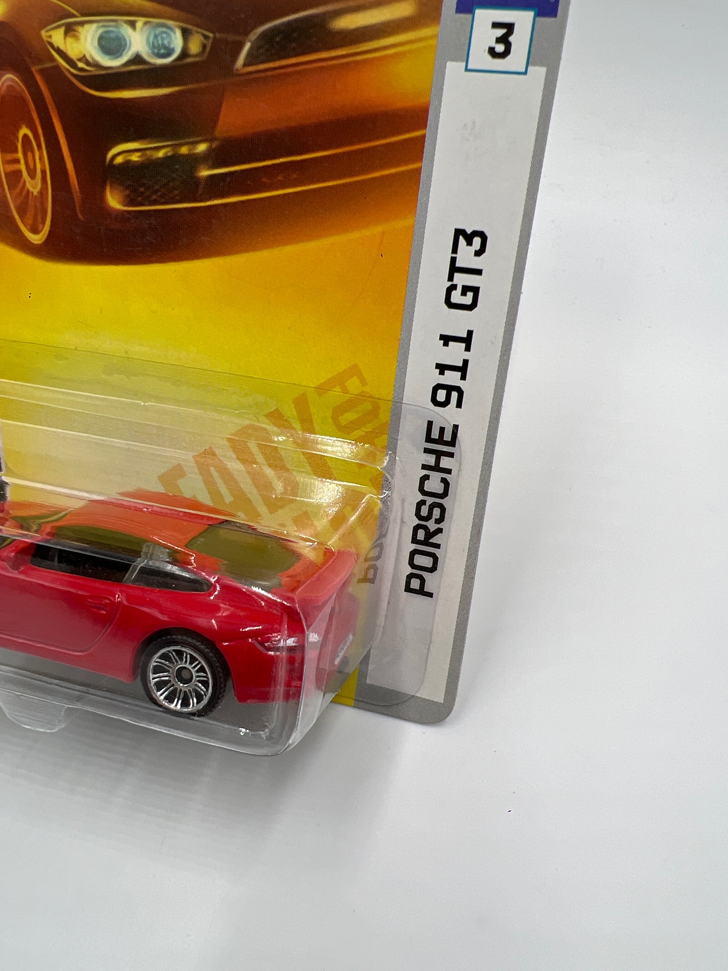 Matchbox MBX Metal #3 Porsche 911 GT3 Red W/Protector