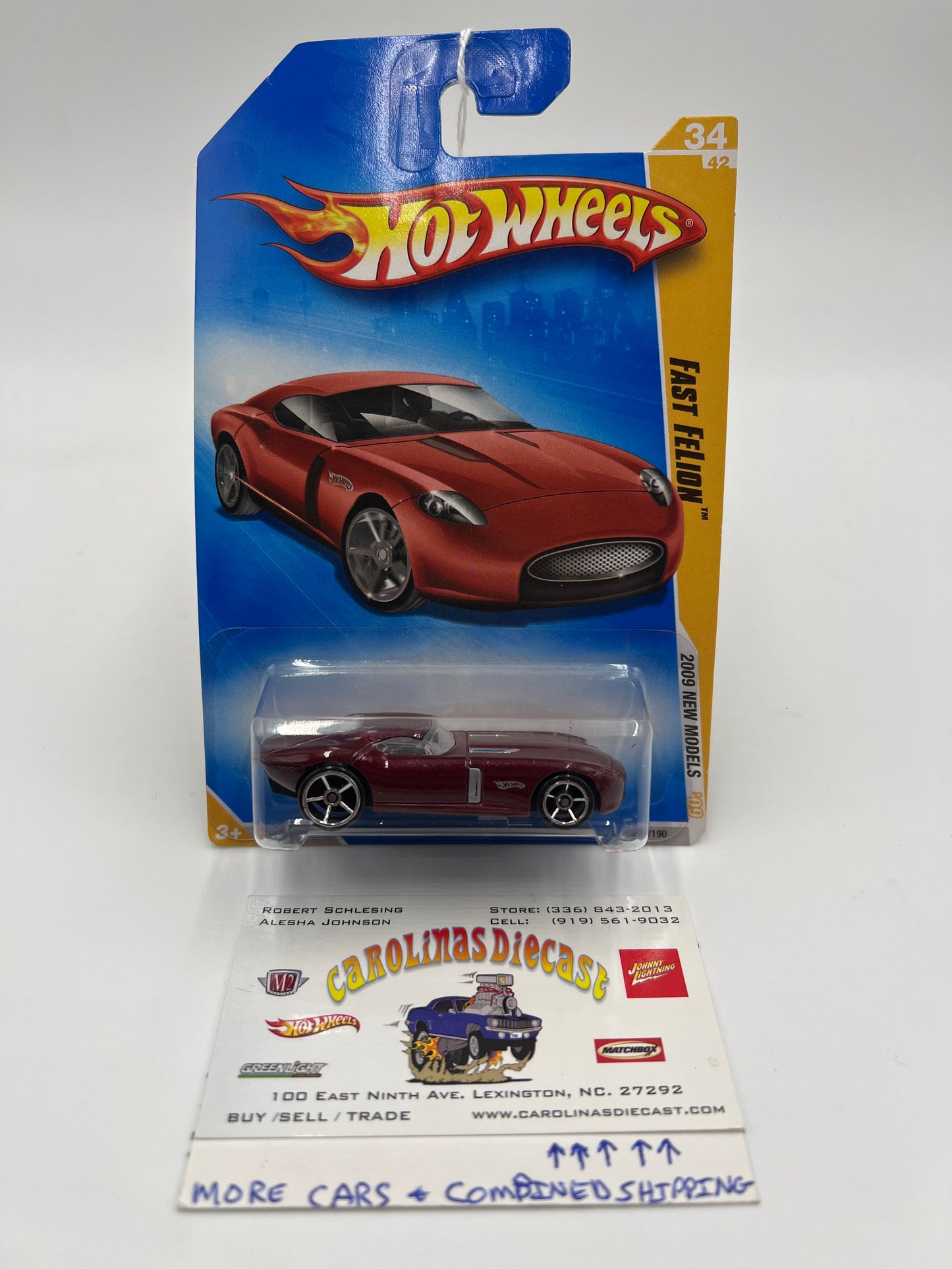 2009 Hot Wheels New Models #34 Fast Felion Maroon BB8