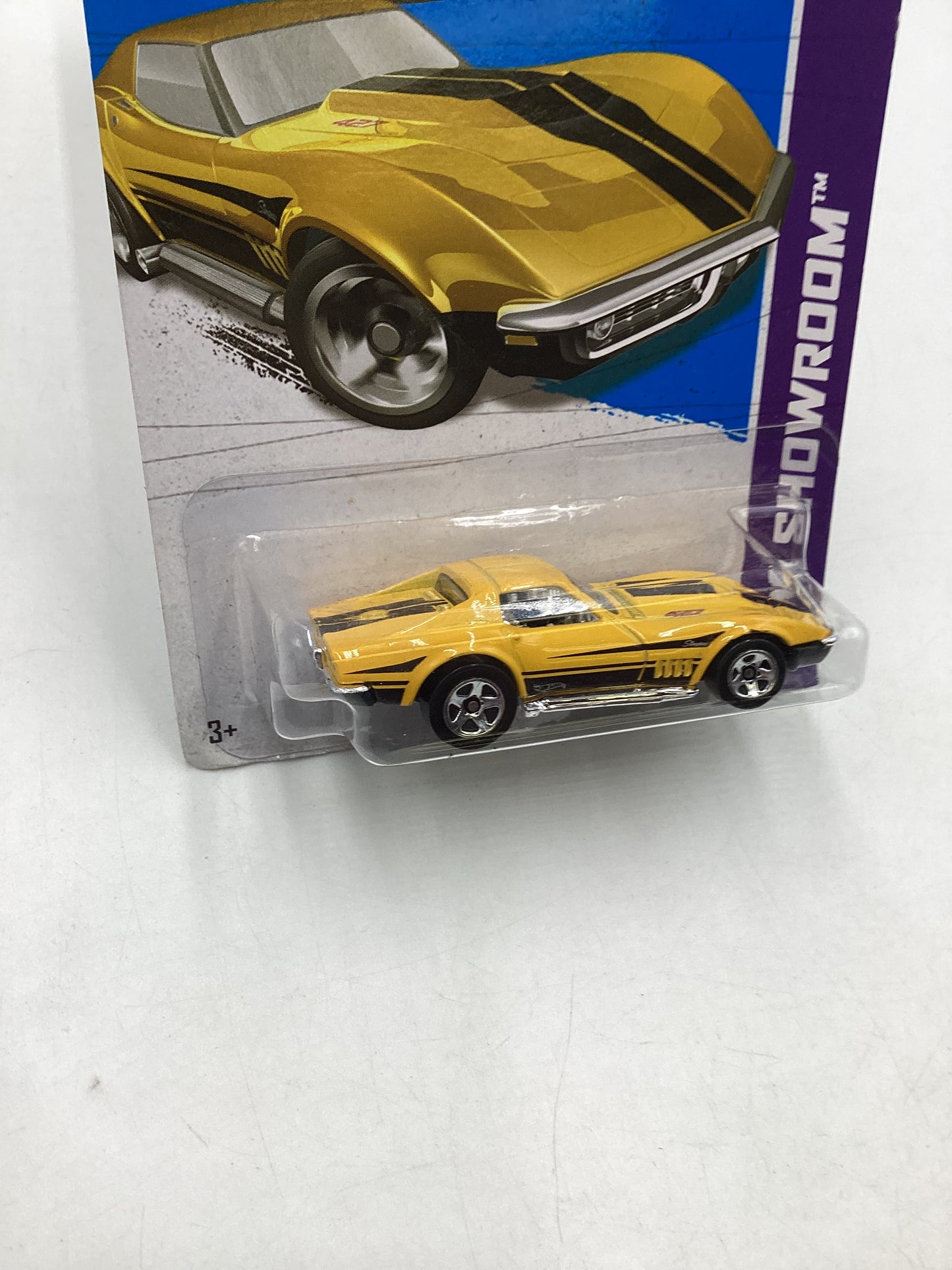 2013 Hot Wheels #201 69 Corvette Yellow 2C