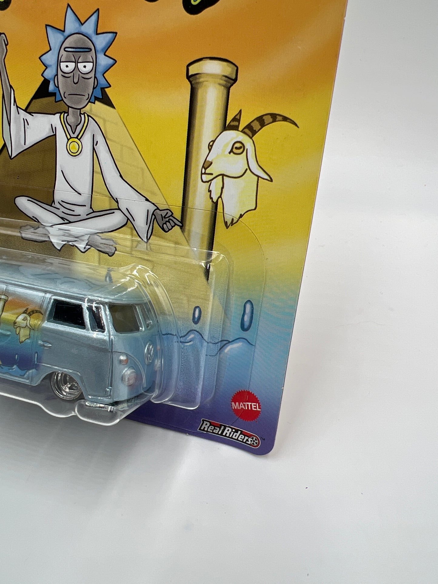 Hot Wheels Premium Rick And Morty #5 Volkswagen T1 Panel Bus Green W/Protector