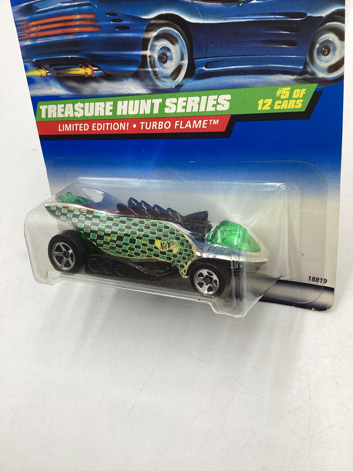 1998 Hot Wheels Treasure Hunt 5/12 Turbo Flame #753 277M