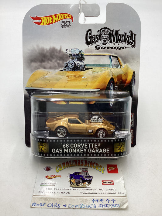 Hot wheels Retro Entertainment Gas Monkey Garage 68 Corvette 241A