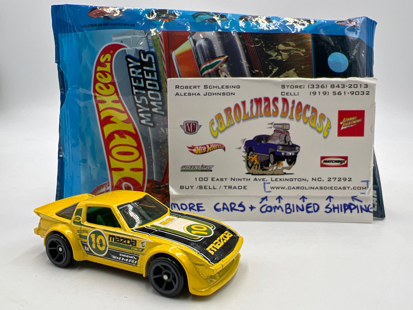 2018 Hot Wheels Mystery Models Series 1 #10 Chase Mazda RX-7 Yellow