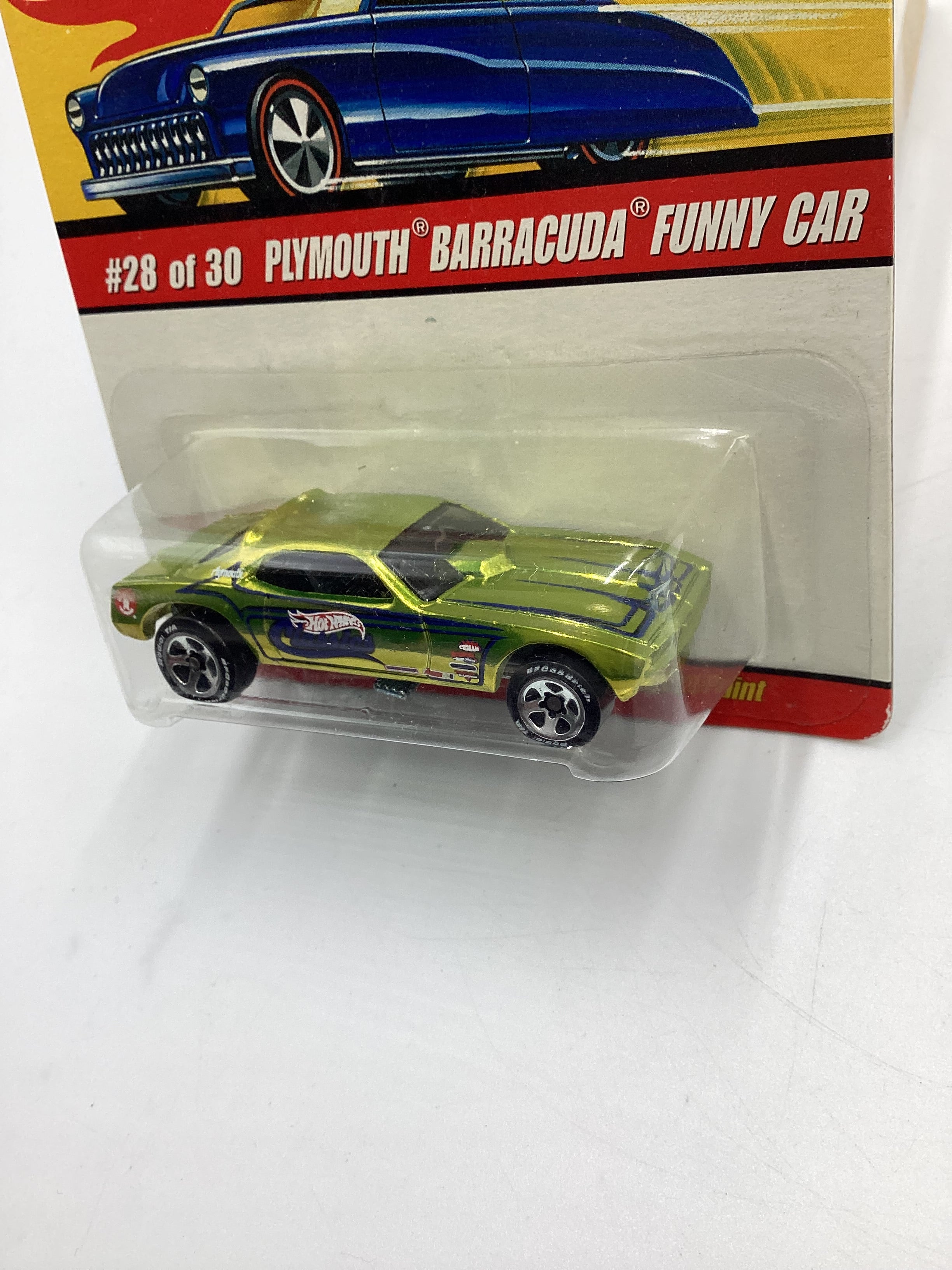 HotWheels Plymouth Barracuda スネーク　ファニーカー 1970 Plymouth Barracuda Hot Wheels Legends Funny Car Snake Classic