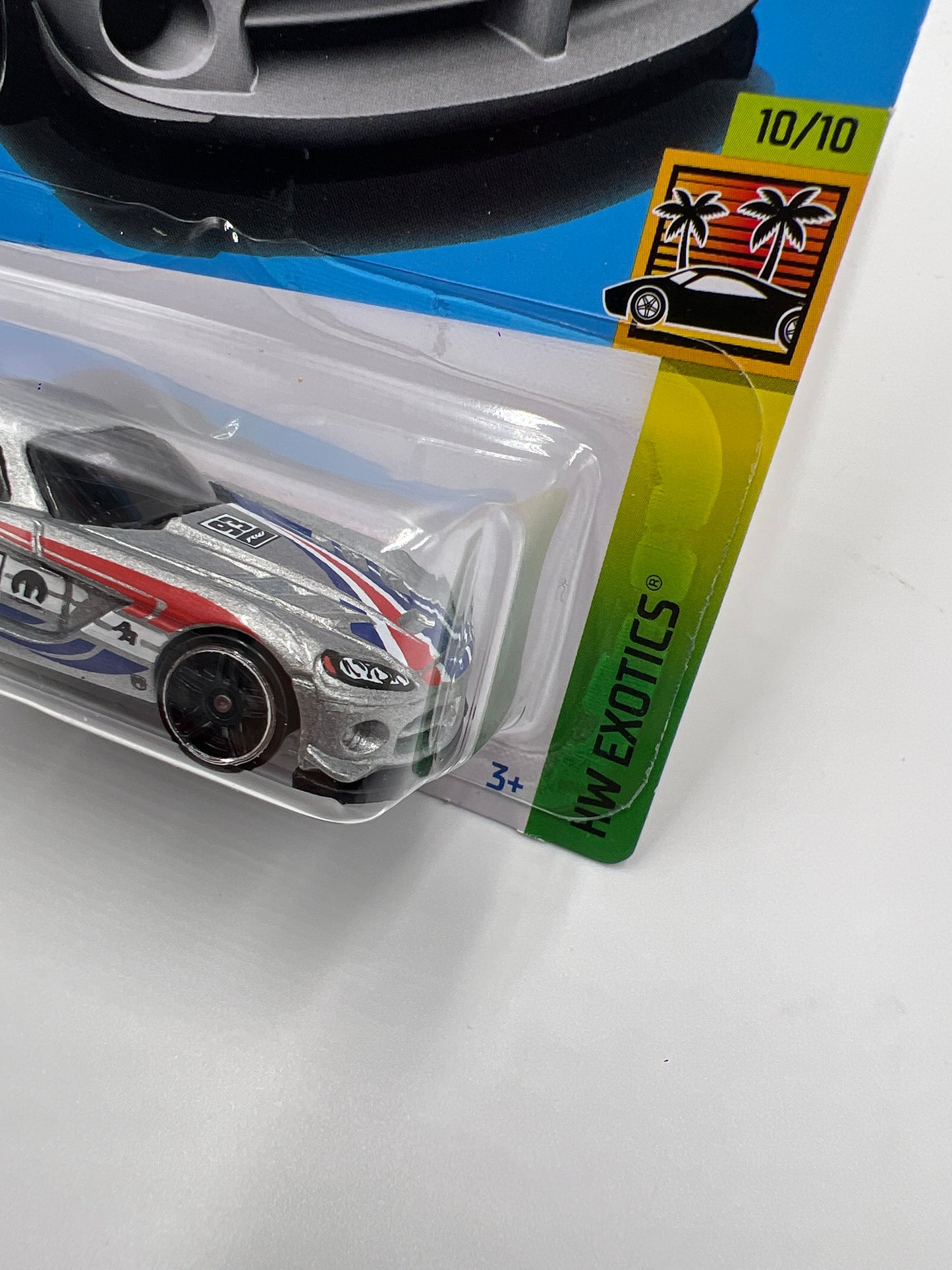2024 Hot Wheels Q Case #241 Dodge Viper SRT10 ACR Silver 60E