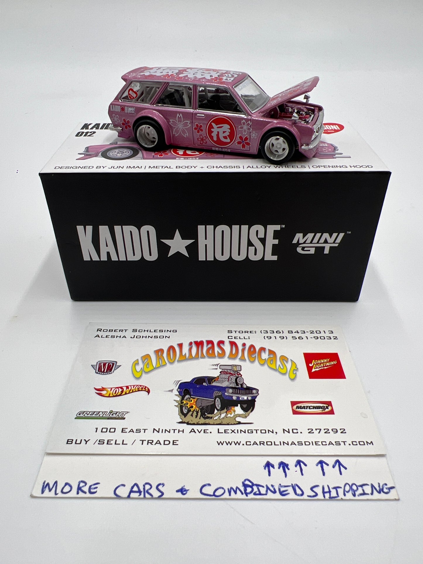 Mini GT Kaido House #012 Datsun 510 Wagon Pink