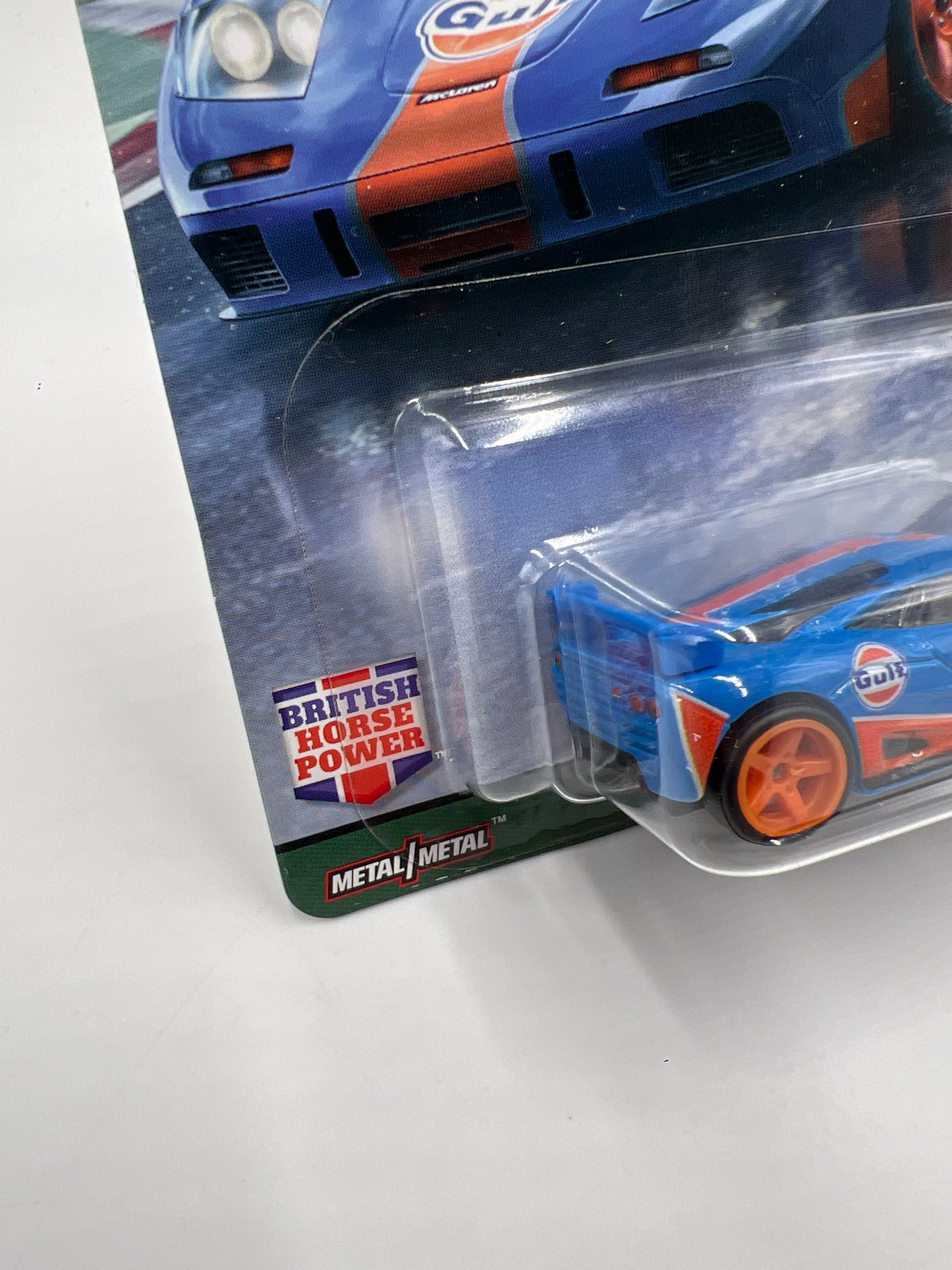 Hot Wheels Premium British Horsepower #1 McLaren F1 GTR Gulf Blue 253D