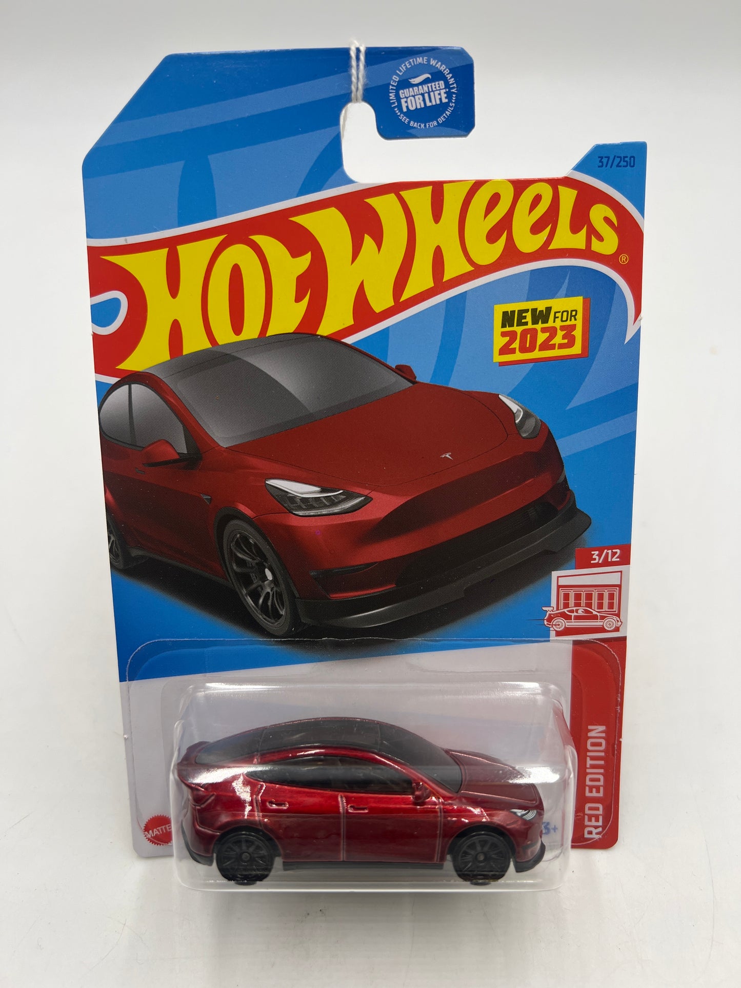 2023 Hot Wheels #37 Red Edition Tesla Model Y 150B