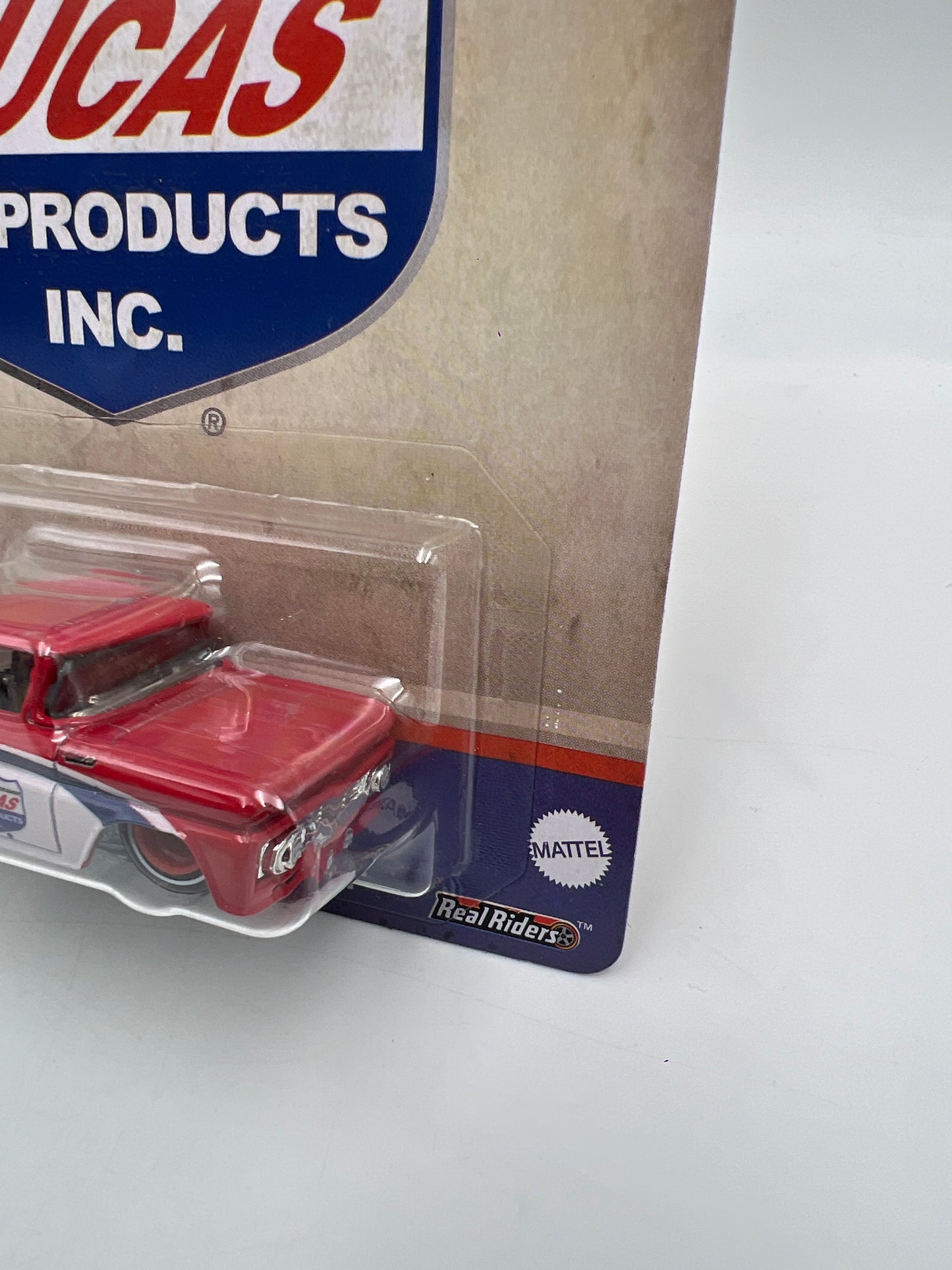 Hot Wheels Premium Vintage Oil #2 Lucas Oil Custom 62 Chevy Pickup W/Protector