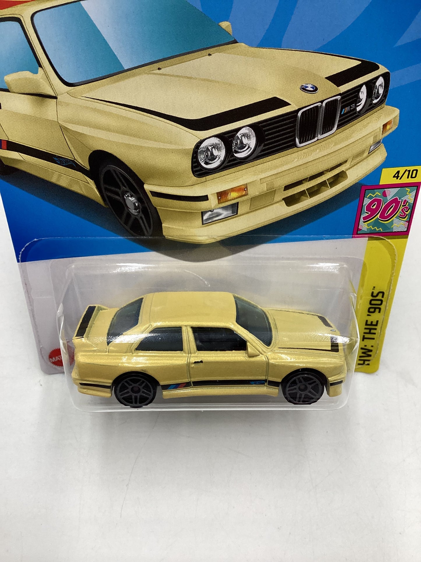 2024 Hot Wheels #195 92 BMW M3 Yellow 109F