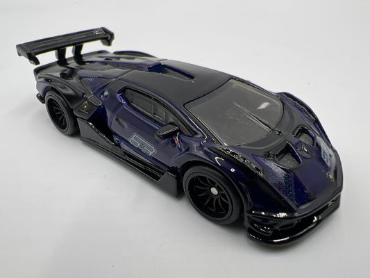 Hot Wheels 1/64 Premium Diorama Set Lamborghini Essenza SCV12 Dark Blue/Black Loose