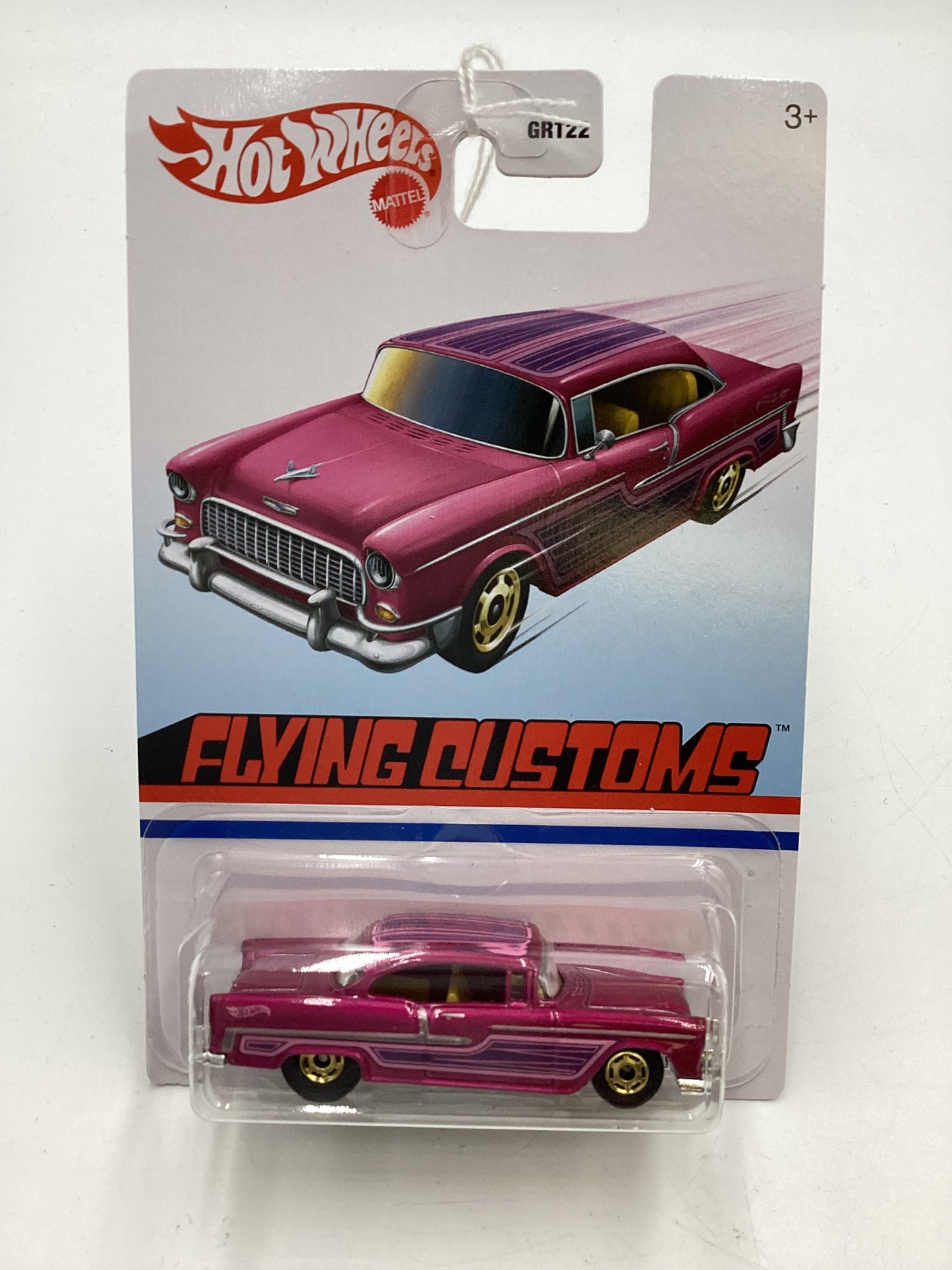 Hot Wheels Target Exclusive Flying Customs 55 Chevy Pink