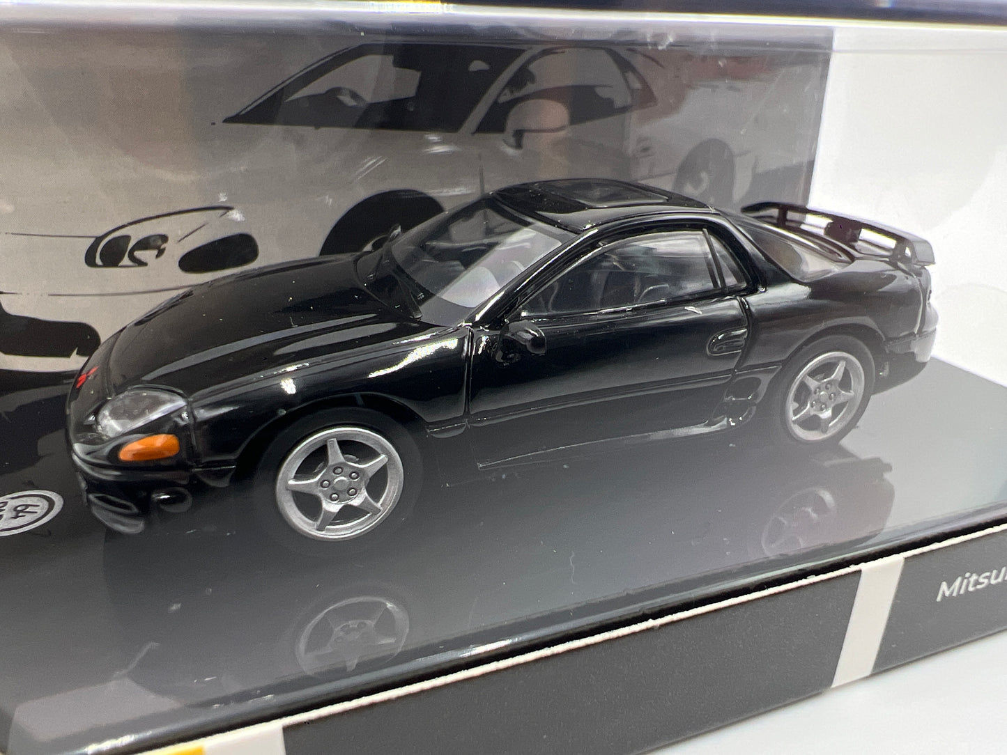 Para64 1:64 Scale Diecast Mitsubishi Motors Mitsubishi 3000GT GTO Pyrenees Black