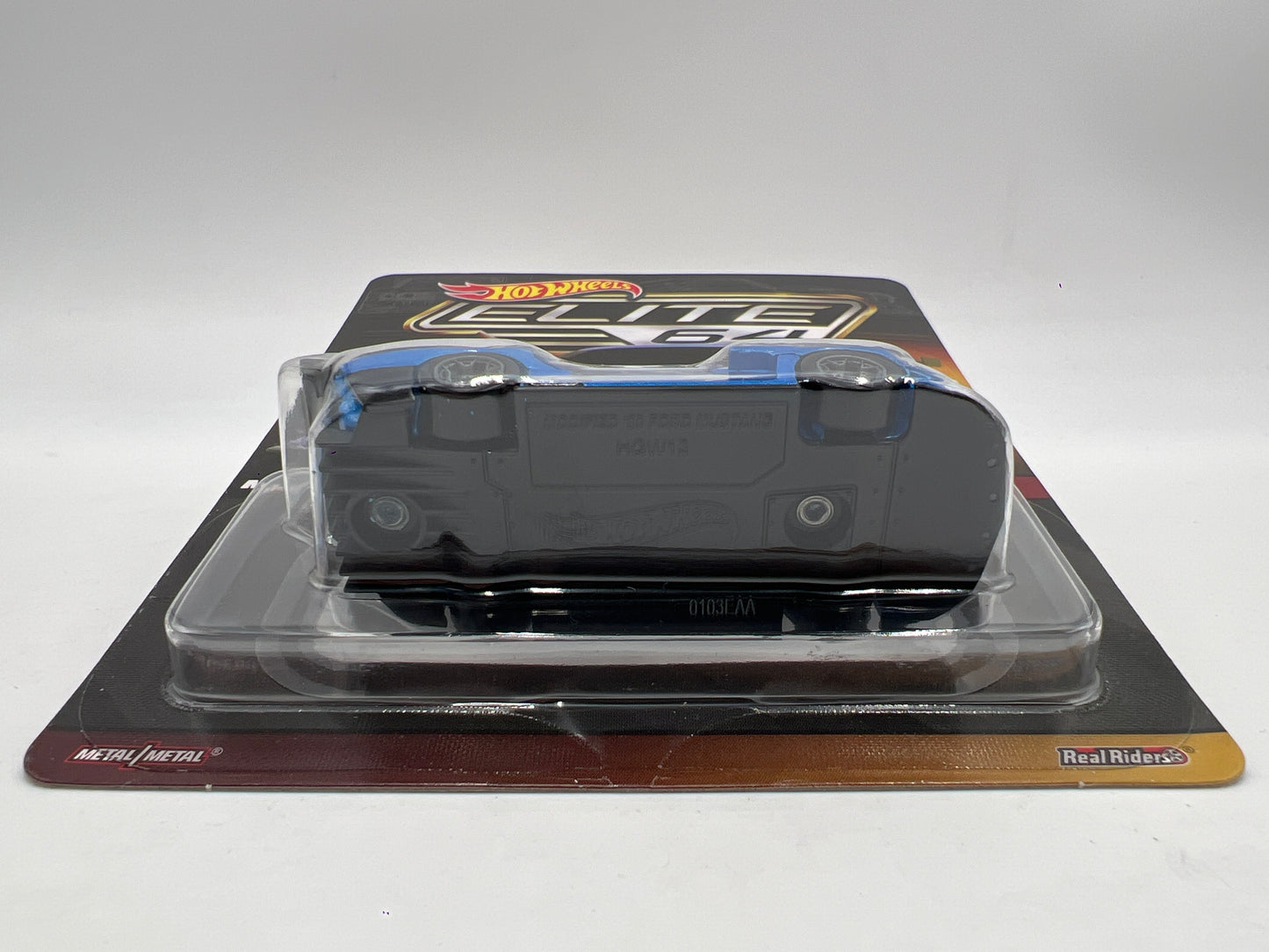 Hot Wheels RLC Elite 64 #3 Modified 69 Ford Mustang Blue W/Protector