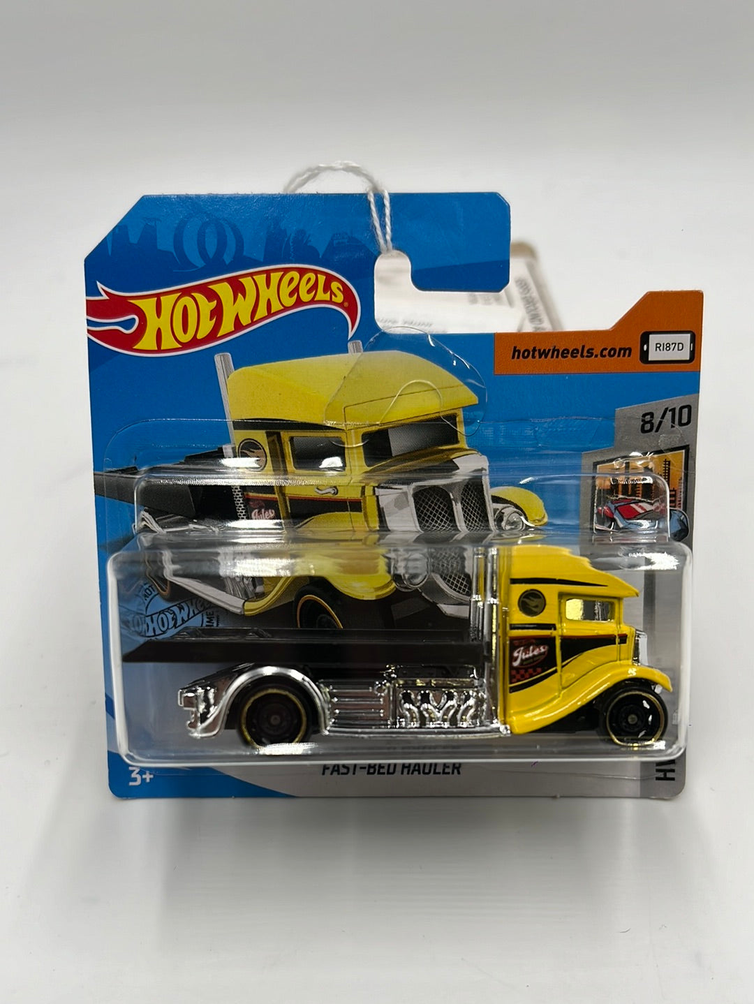 Hot Wheels 2019 Treasure Hunt Fast Bed Hauler Short Card