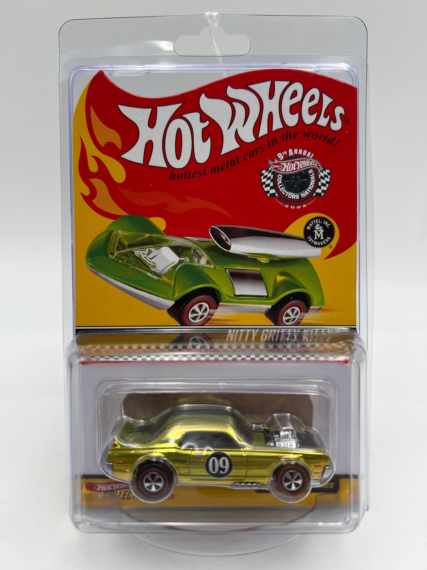 2009 Hot Wheels 9th Annual Collectors Nationals 2858/7000 Nitty Gritty Kitty W/Protector
