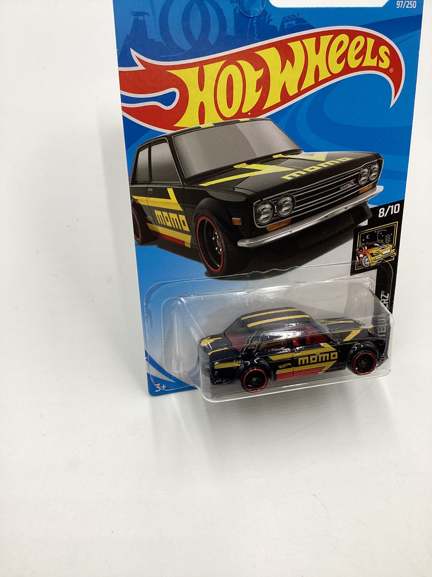 2019 Hot Wheels Kmart Exclusive #97 71 Datsun 510 Momo Black SR