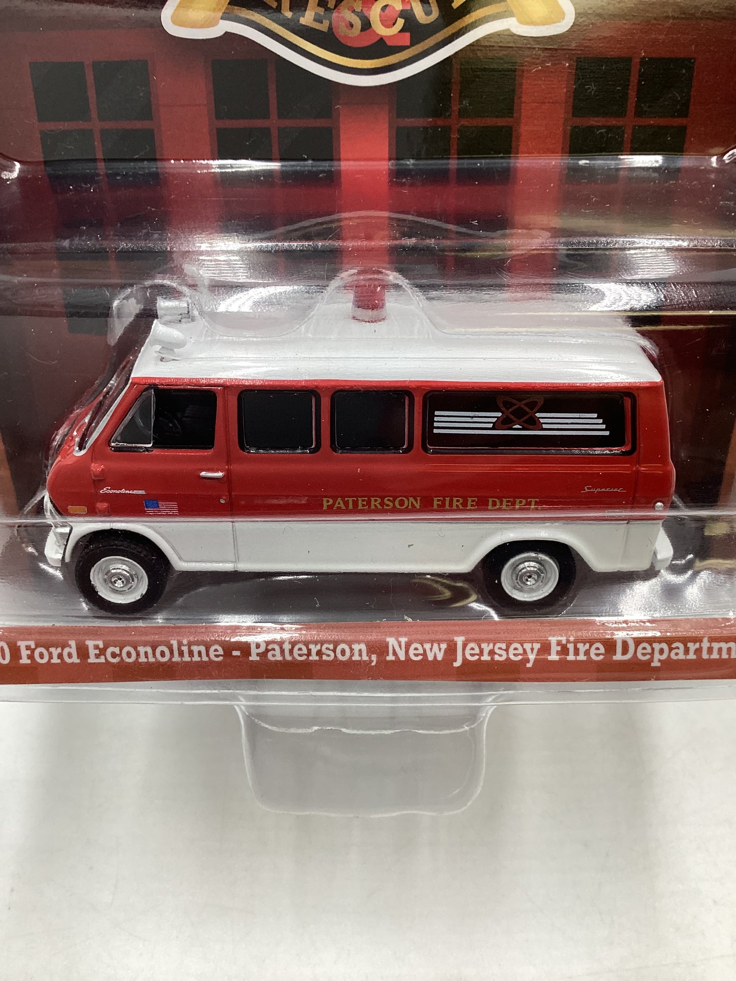 Greenlight Fire and Rescue Series 2 1970 Ford Econoline Patterson New Jersey Fire Department 177H