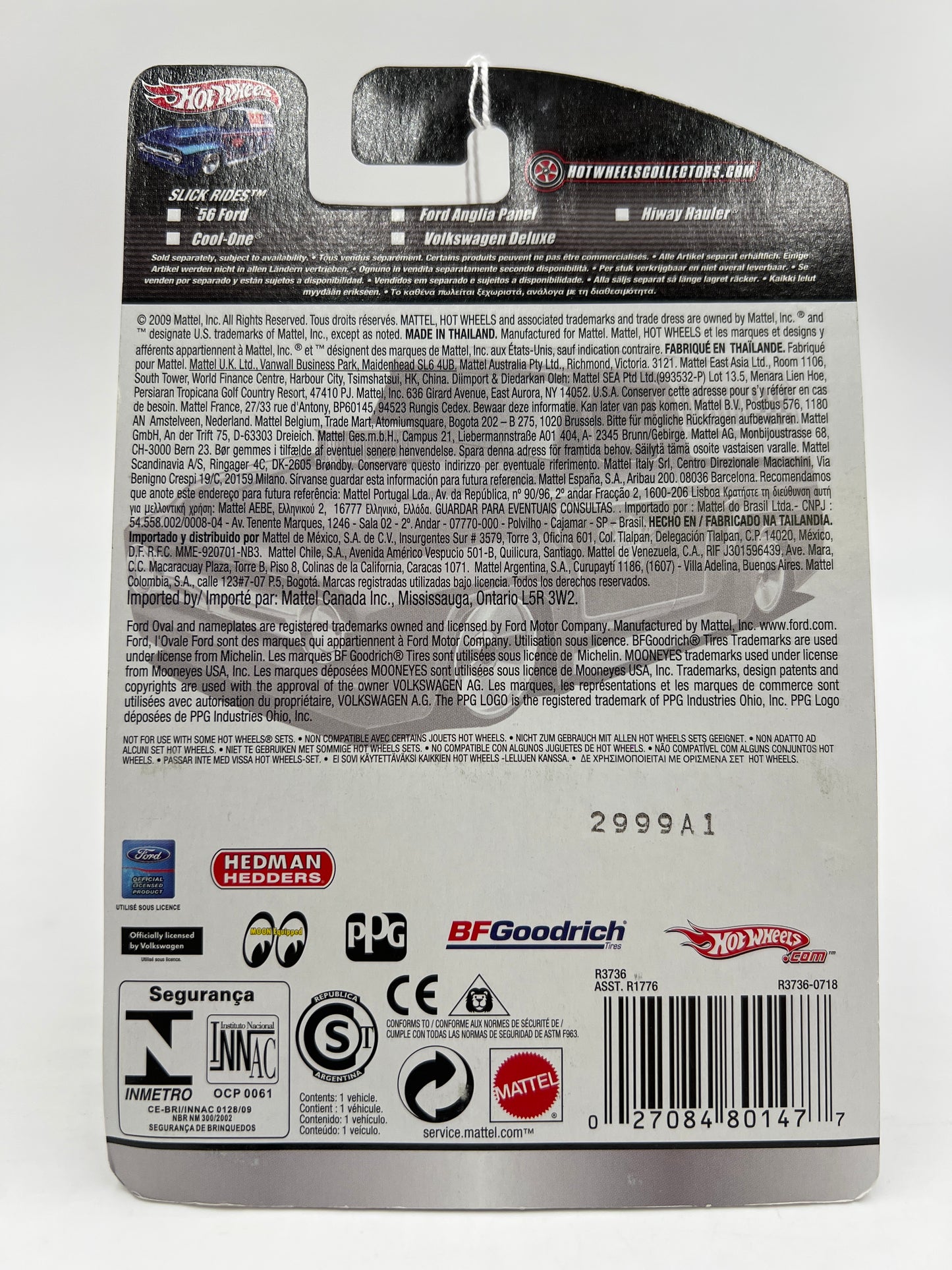 Hot Wheels Premium Delivery Series #16 Cool One Mooneyes Yellow