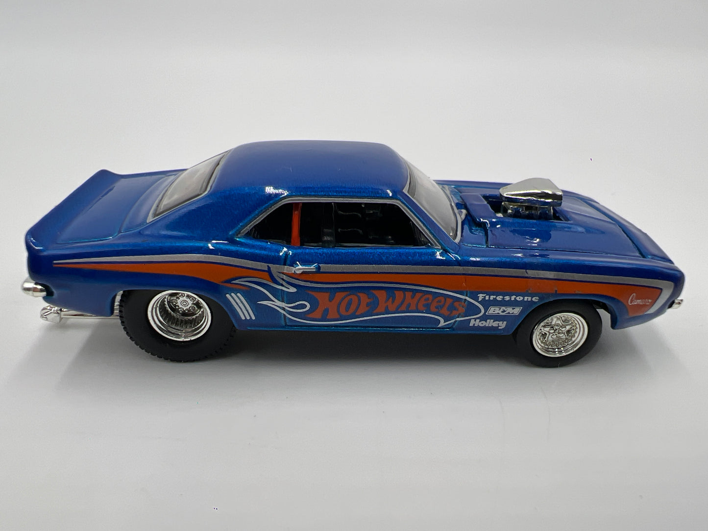 Hot Wheels 1/64 Premium LE 69 Camaro Pro Street Blue Loose