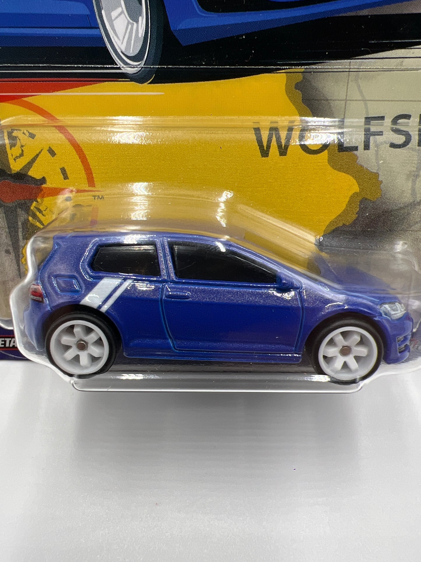 Hot Wheels Car Culture World Tour #3 Volkswagen Golf MK7 Blue 242B