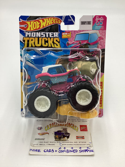 2024 Hot wheels Monster Trucks Freestyle Wreckers #8 Meyers Manx Barbie Pink 132A