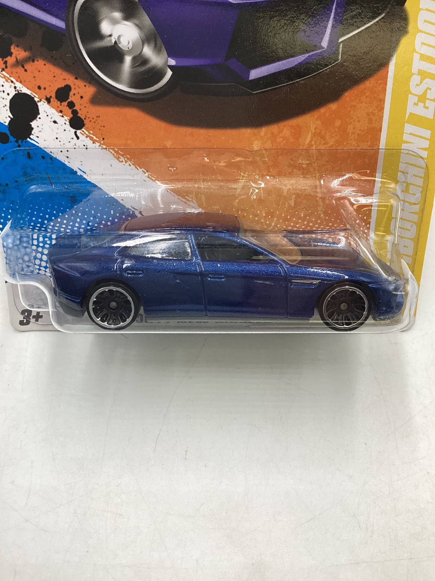 2011 Hot Wheels #48 Lamborghini Estoque Blue Factory Sealed