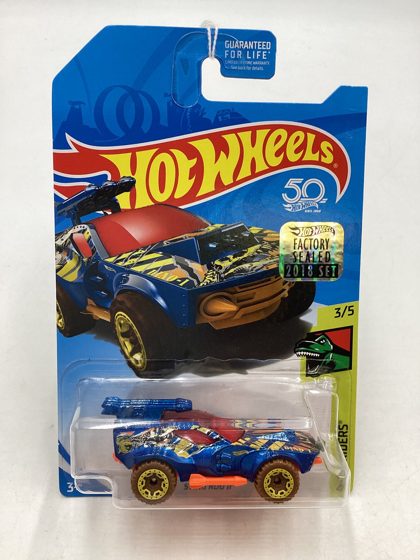 2018 Hot Wheels Treasure Hunt Factory Sealed Sting Rod II Blue 277H