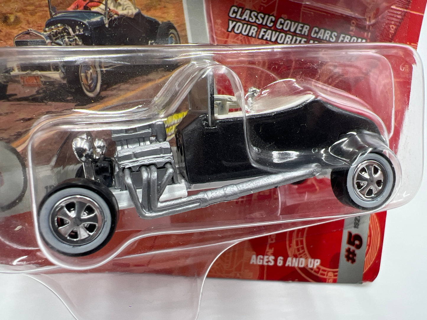 Johnny Lightning White Lightning Chase Hot Rod Magazine #5 1927 Ford T-Roadster Black