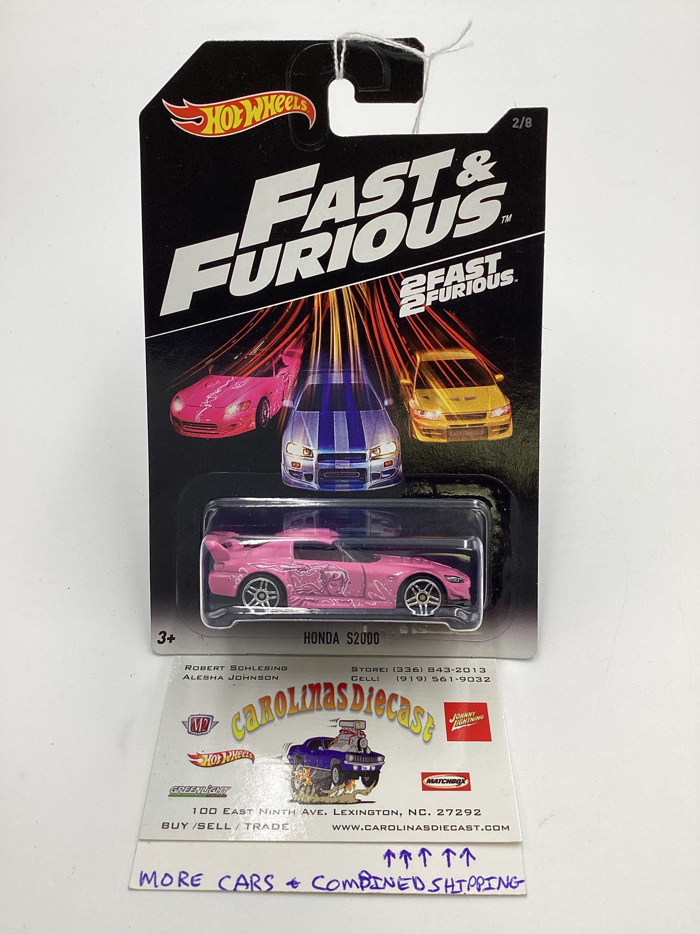 Hot wheels Fast and furious #2 Honda S2000 Pink