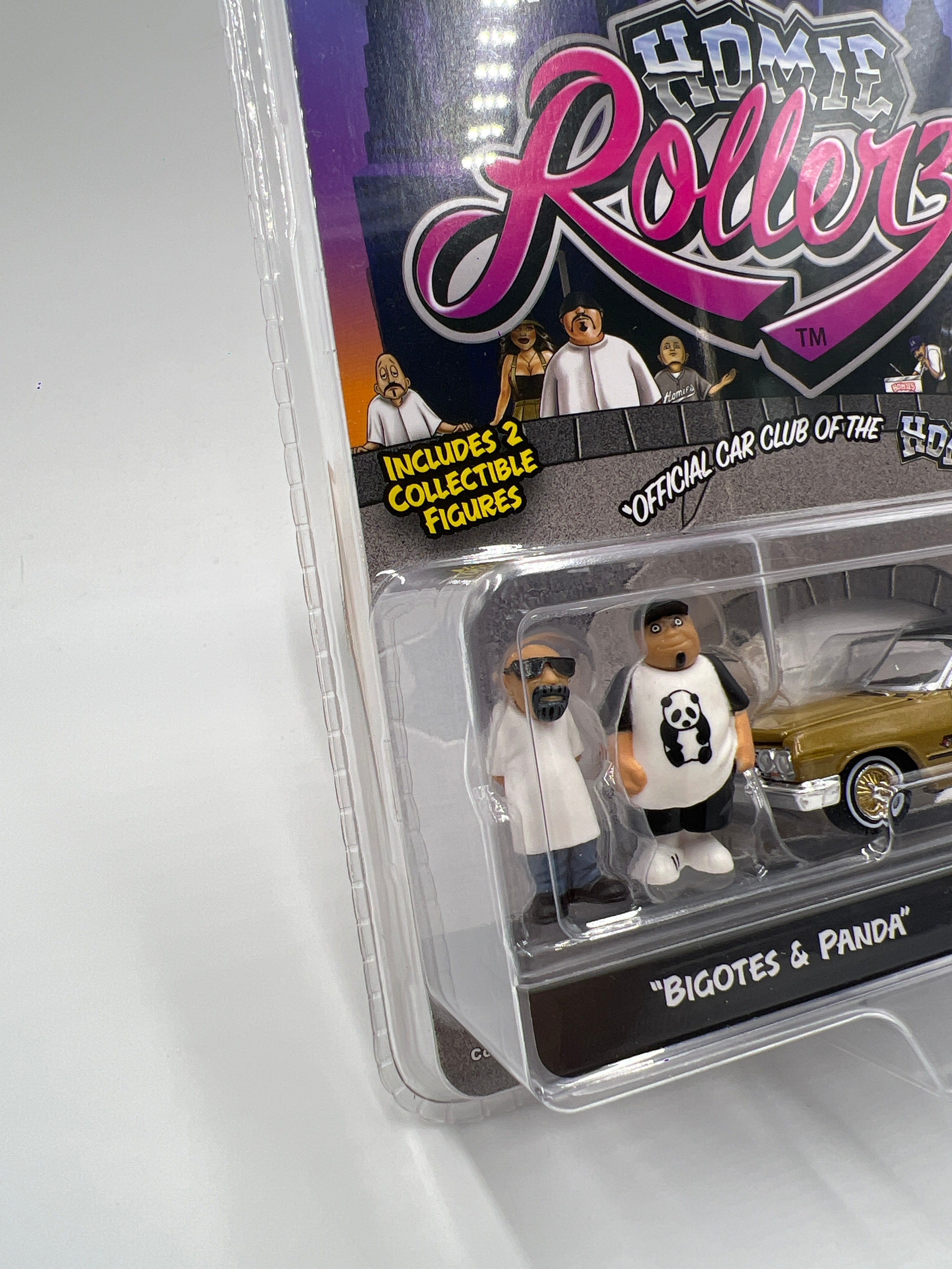 Greenlight x DGA Homie Rollerz CHASE 63 Chevy Impala Gold