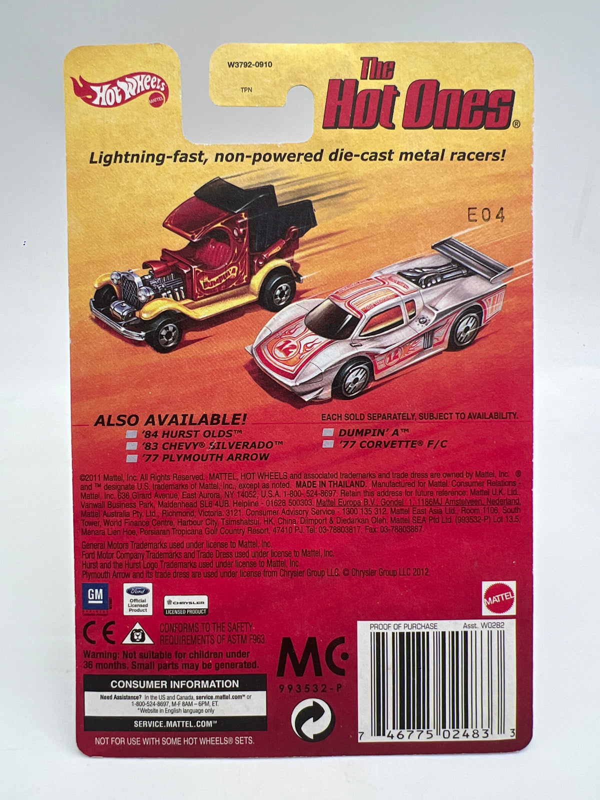 Hot Wheels Target Exclusive The Hot Ones 83 Silverado Blue W/Protector