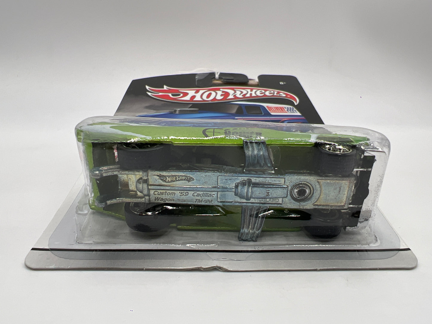 Hot Wheels Slick Rides #7 59 Cadillac Funny Car Crower Cams Green/Silver 242A