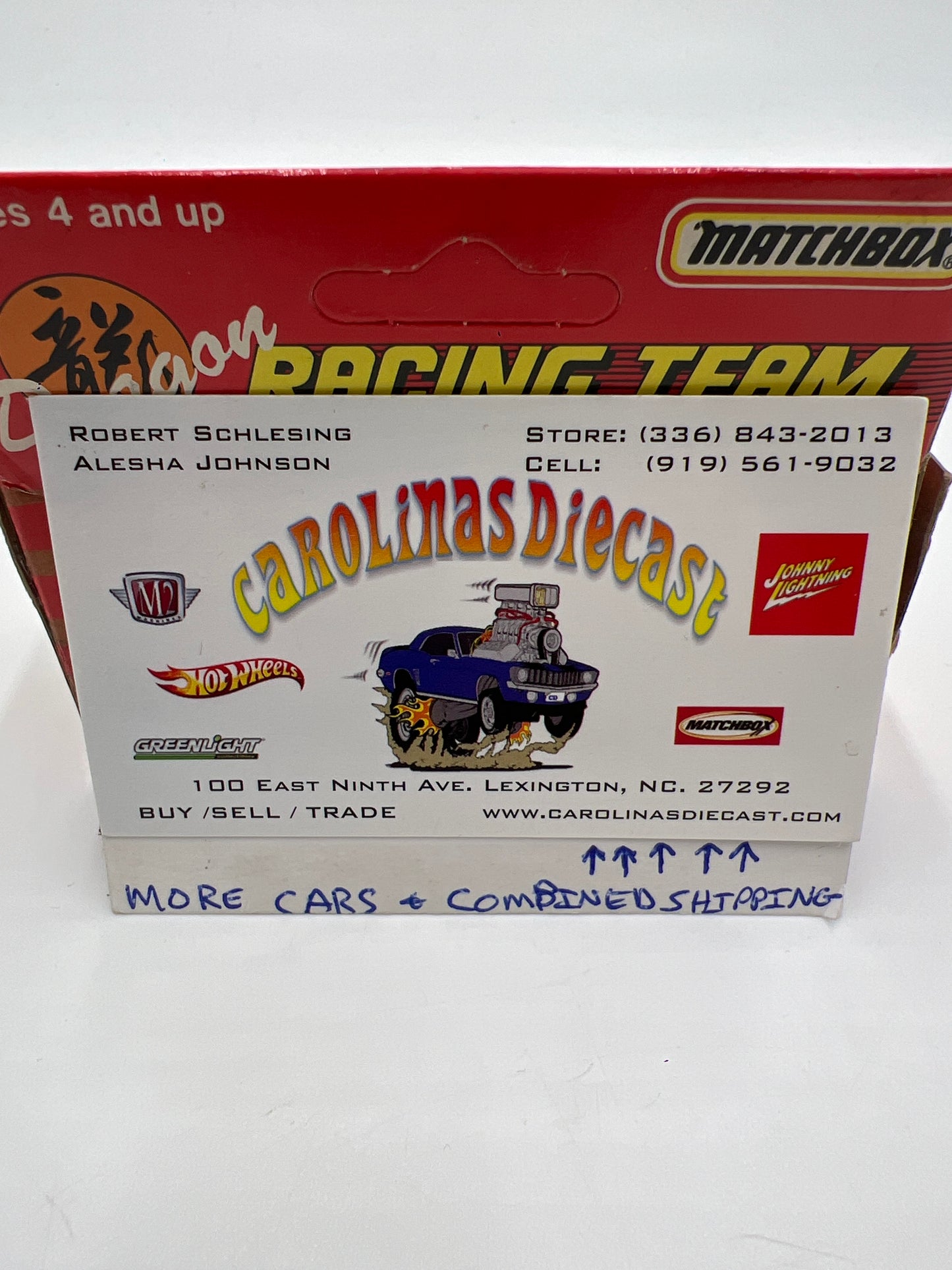 Matchbox Dragon Racing Team Unpunched Pontiac Firebird Racer #9 Horse White