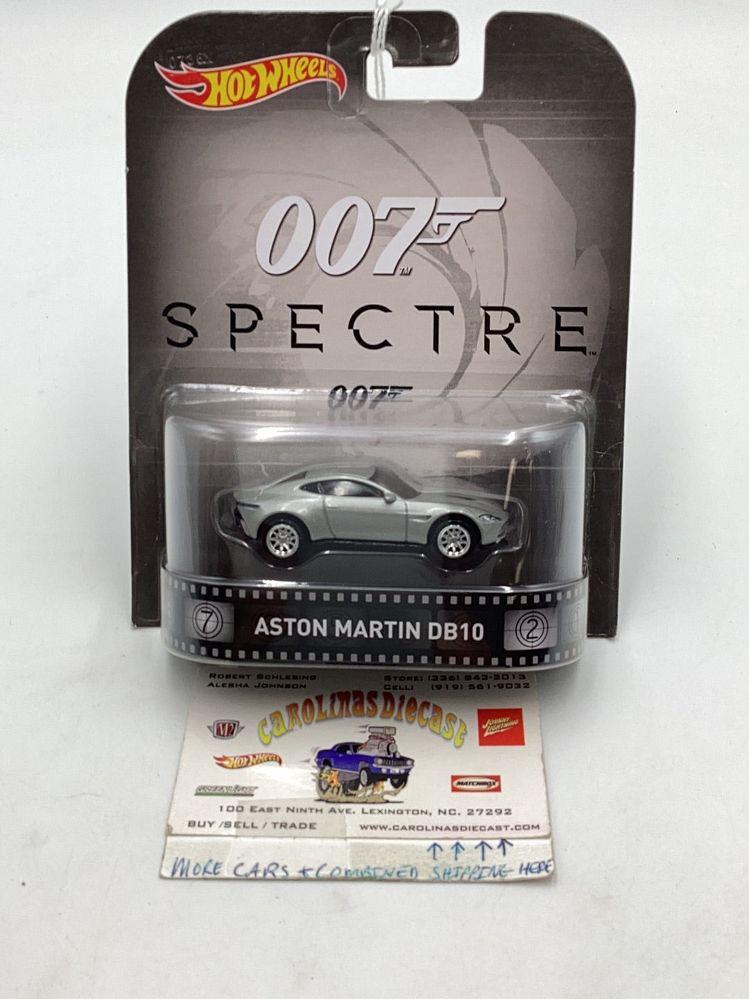 2016 hot wheels retro entertainment 007 Spectre Aston Martin DB10 261F