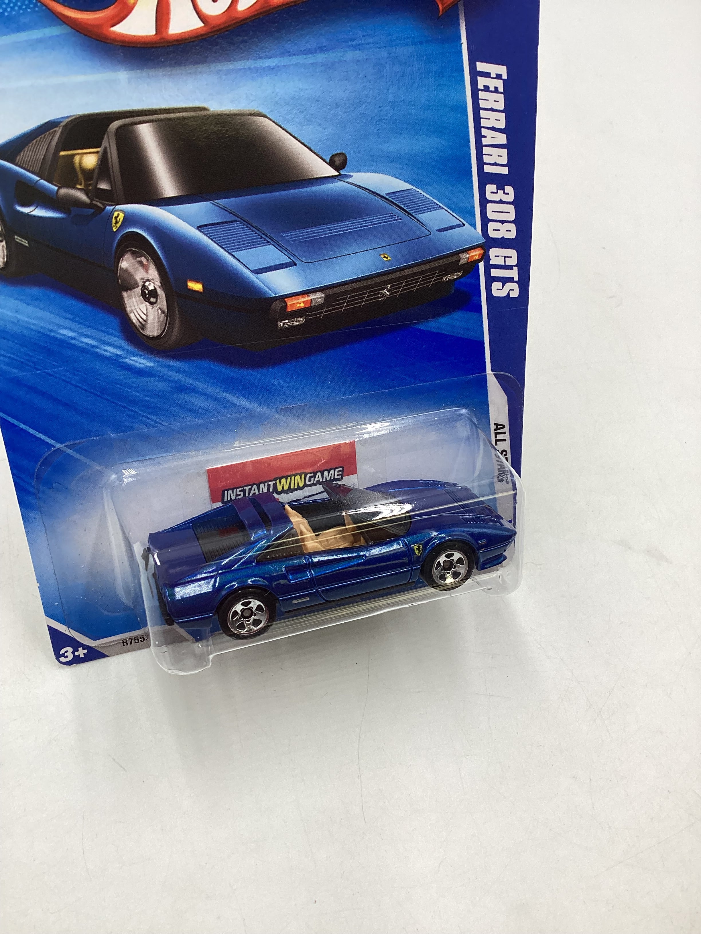 2010 Hot Wheels #128 Keys to Speed Blue Ferrari 308 GTS with