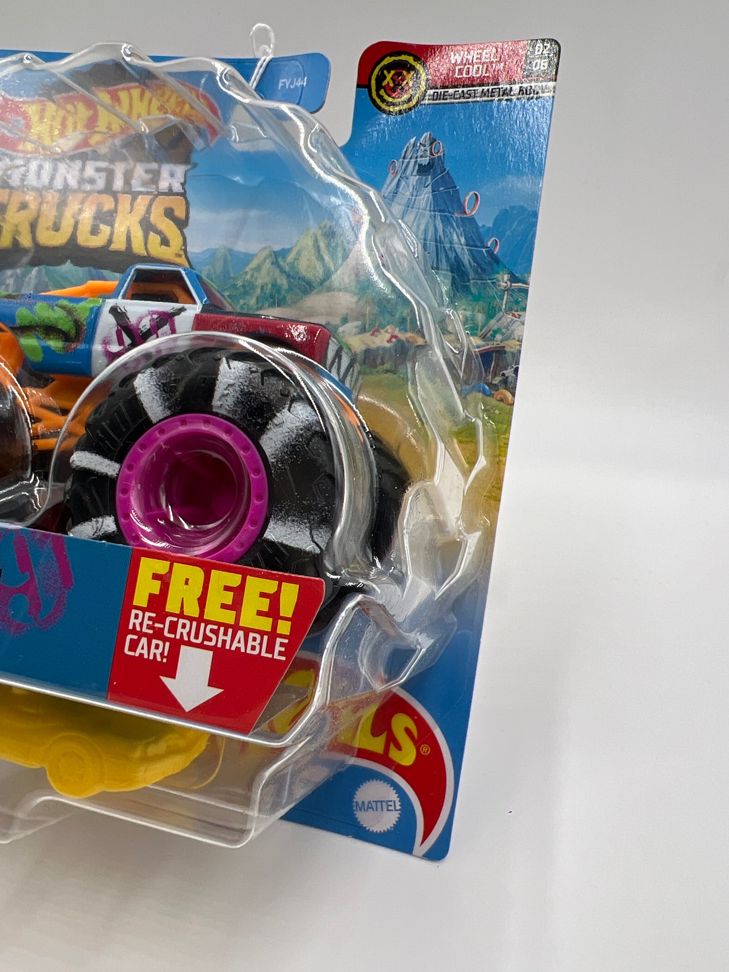 Hot Wheels Monster Trucks Wheel Cool #14 Pure Muscle 135A