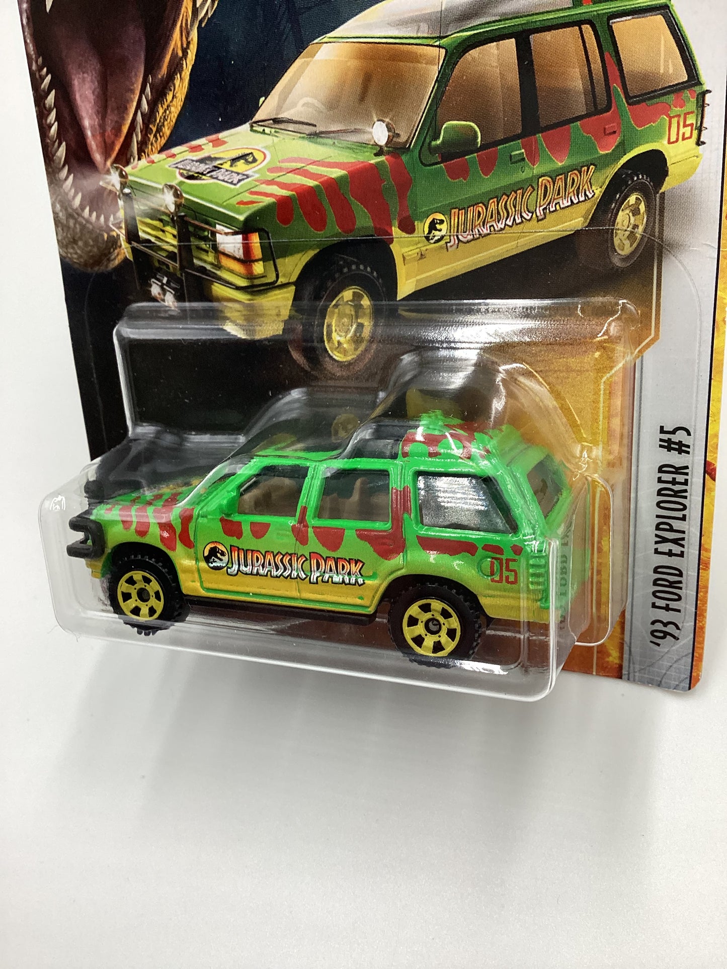 2022 Matchbox Jurassic World Domination 93 Ford Explorer #5 Green 163B