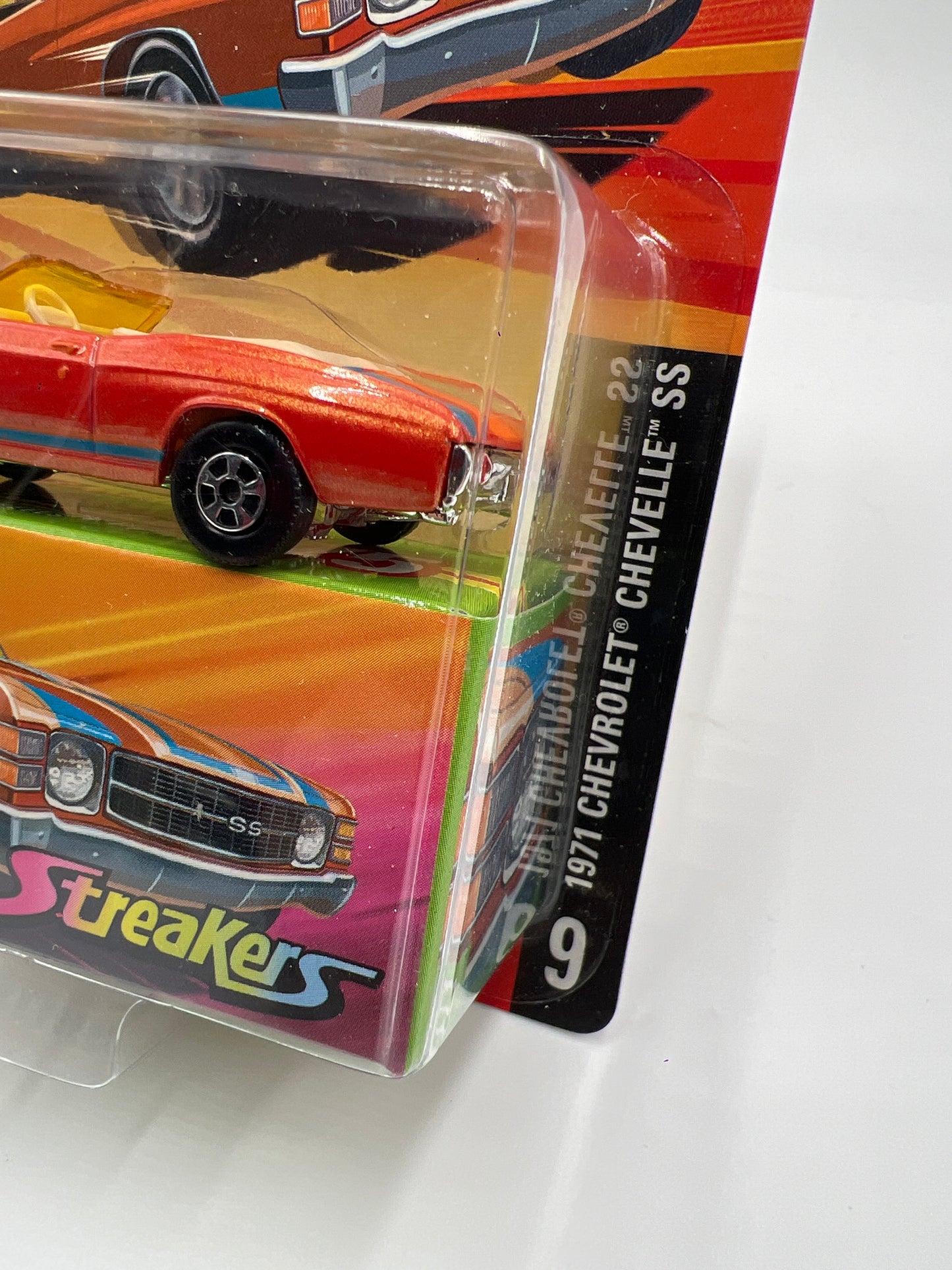 Matchbox Streakers #9 1971 Chevrolet Chevelle SS Orange 172i