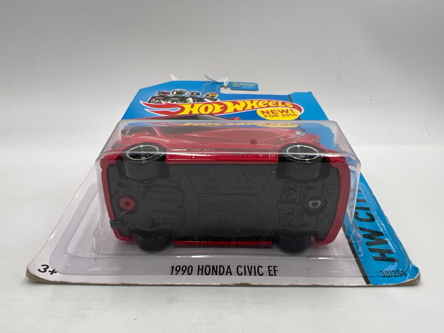 2014 Hot Wheels City #30 1990 Honda Civic EF Red